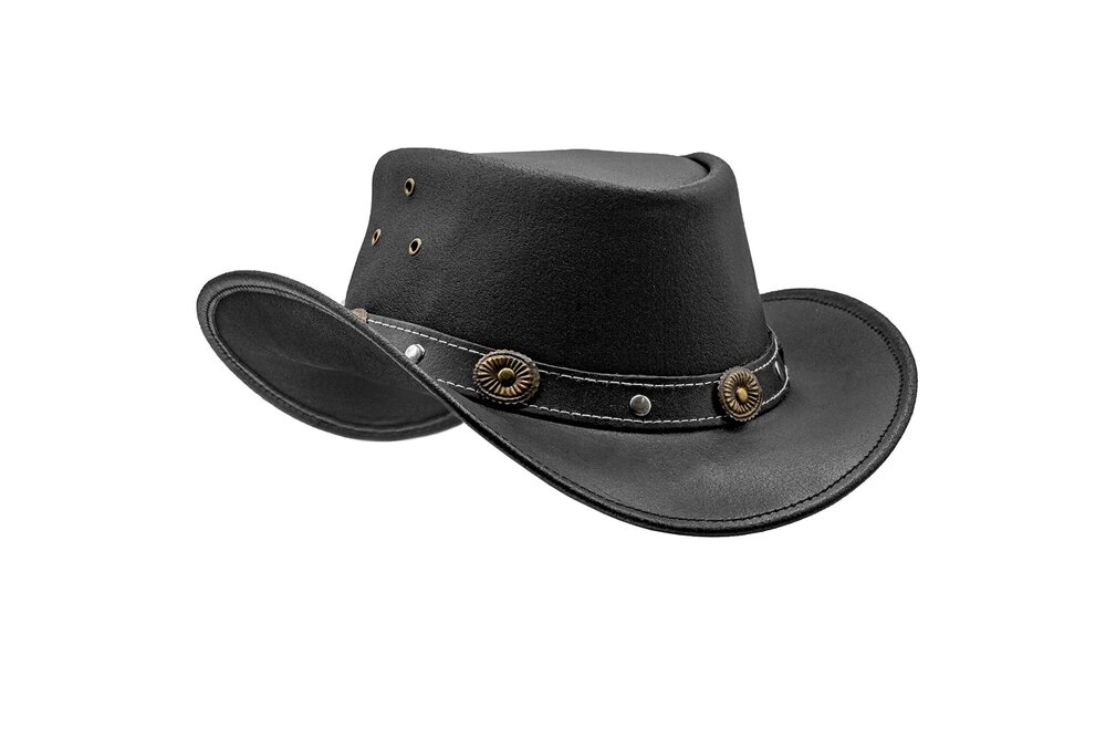 3672 Showerproof Outback hat Also Worn as Leather Cowboy hat, Australian